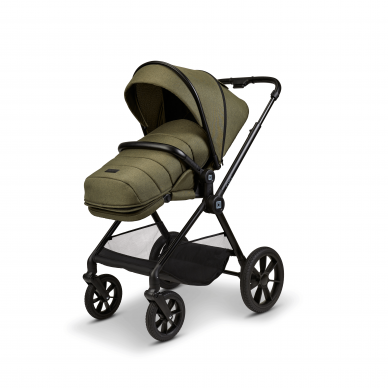 Moon stroller CLICC 2/1 moss green melange 5