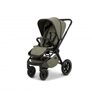 Moon stroller Resea+ 2/1 moss green black matt 2