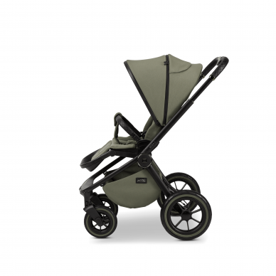 Moon stroller Resea+ 2/1 moss green black matt 3