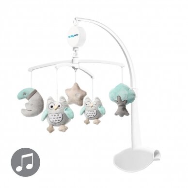 OWL SOFIA crib mobile with music box 443