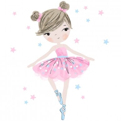 Pastelowe Lovesticker pink ballerina