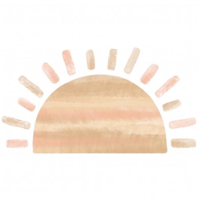 Pastelowe Lovesticker sun pink