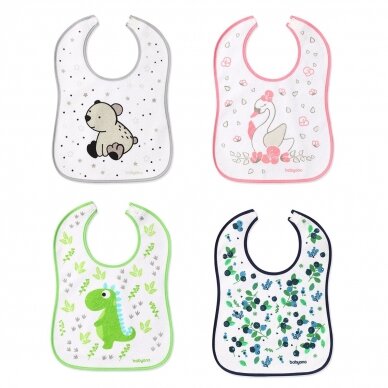 Babyono terry baby bib I CAN ALMOST FEED MYSELF 833