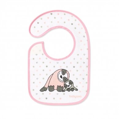 Babyono terry baby bib I EAT AND I GROW , m3+ 831 1