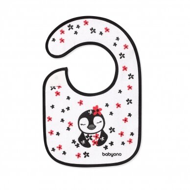 Babyono terry baby bib I EAT AND I GROW , m3+ 831 3