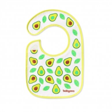 Babyono terry baby bib I EAT AND I GROW , m3+ 831 4