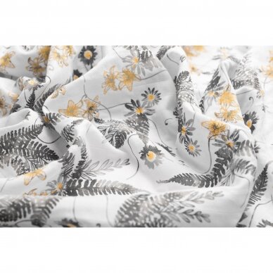 Muslin swaddle blanket – ferns 4