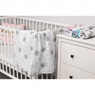 Muslin swaddle blanket – dandelion 2