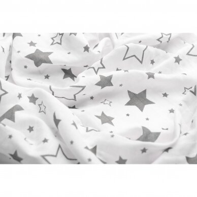 Muslin swaddle blanket – stars 4