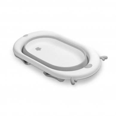 Foldable travel bath tub – grey 1