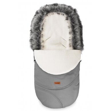 Eskimo Romper Bag – grey/polar fleece