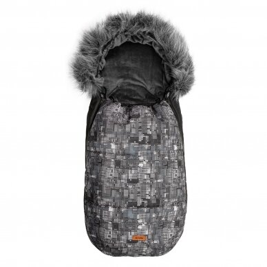 Olaf Romper Bag – dots graphite 1