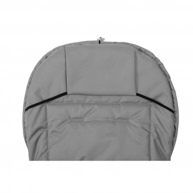 Stroller sleeping bag – wool light grey 3