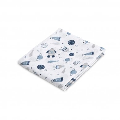 MUSLIN SWADDLE BLANKET – COSMOS, 70x80