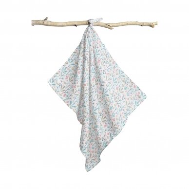 MUSLIN SWADDLE BLANKET MOUNTAIN ASH, 70x80 1