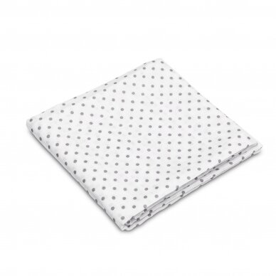 Muslin diaper – dots grey