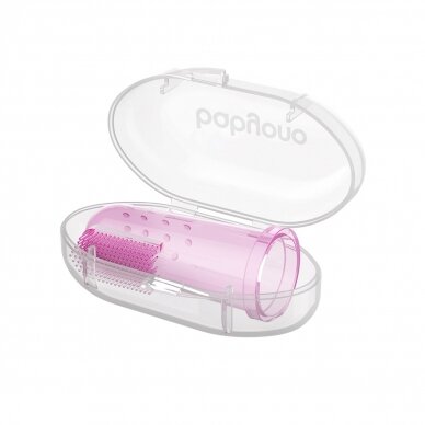 Baby toothbrush and gum massager,pink 723/03 2