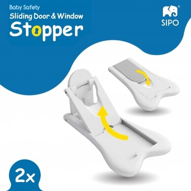 SIPO 2x baby safety window door stopper SBS-D11 1