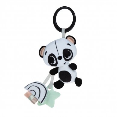 Tiny Love black & white décor panda take along rattle toy