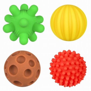 Tullo sensory balls 4 without holes pcs., 495 1