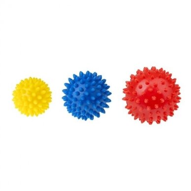 Tullo balls with spikes 3 pcs 406