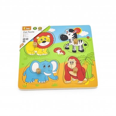 VIGA Flat Puzzle - Wild Animals 59563 2