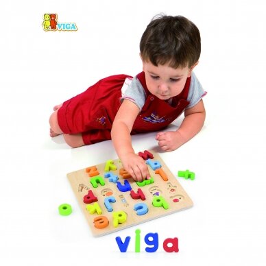 Vega Block Puzzle - Alphabet Lowercase 50125 1