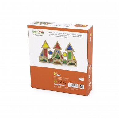 VIGA Color Blocks 24pcs Set 44563 3