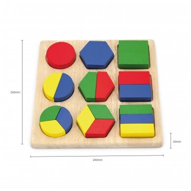 VIGA Shape Block Puzzle 58573 2