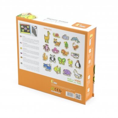 VIGA Magnetic Animals - 20pcs 58923 7