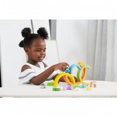 VIGA Rainbow Balancing blocks 44590 8