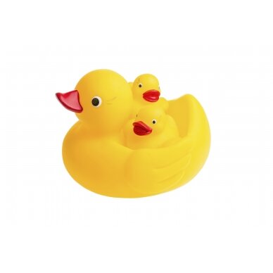 Rubber duck family for bathing 3 pcs., 043