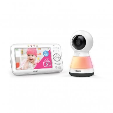 Vtech 5" Digital Video Baby Monitor with Pan & Tilt Camera VM5255 1