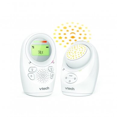 Vtech DM1212 Audio Baby Monitor with LCD & Nightlight Projection 1